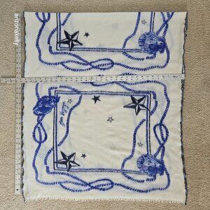 J. Crew Wool Nautical Scarf Lightweight